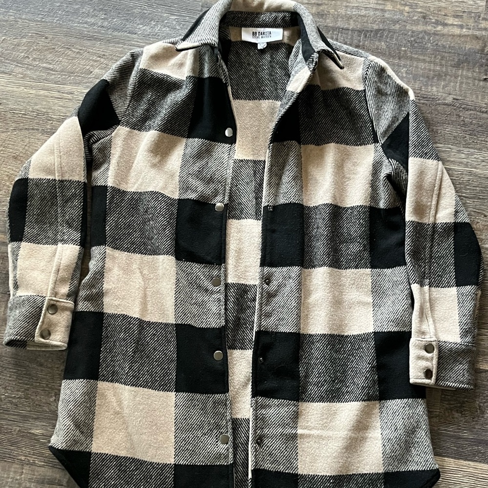 BB Dakota by Steve Madden Plaid Shacket